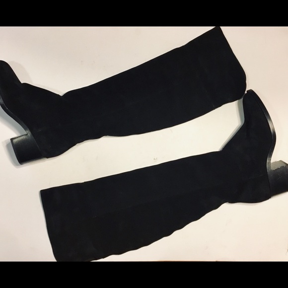 Rag & Bone Ashby Black Suede Over The Knee Boot - Picture 6 of 8